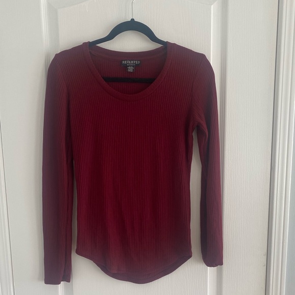 Revamped Ribbed Long Sleeve Shirt - Picture 1 of 7